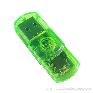 Revolving Plastic USB 2.0 Flash Drive with Capacity of 64MB to 16GB Memory and High Transfer Rate